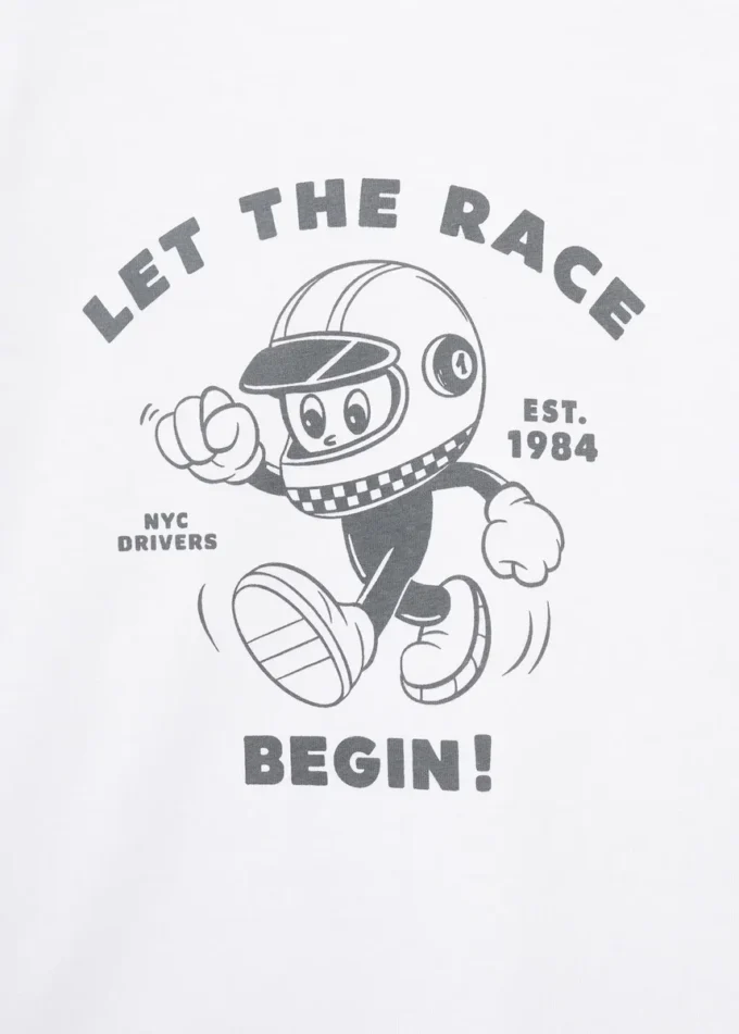 T-shirt z nadrukiem i krótkimi rękawami T-shirt z nadrukiem i krótkimi rękawami