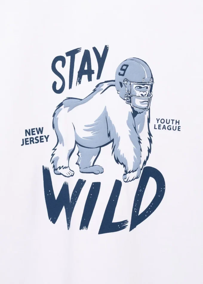 T-shirt z nadrukiem i krótkimi rękawami T-shirt z nadrukiem i krótkimi rękawami