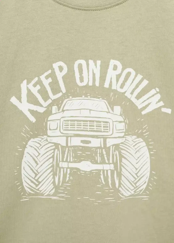 T-shirt z nadrukiem i krótkimi rękawami T-shirt z nadrukiem i krótkimi rękawami