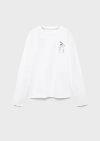 T-shirt z nadrukiem, mieszanka bawełny T-shirt z nadrukiem, mieszanka bawełny