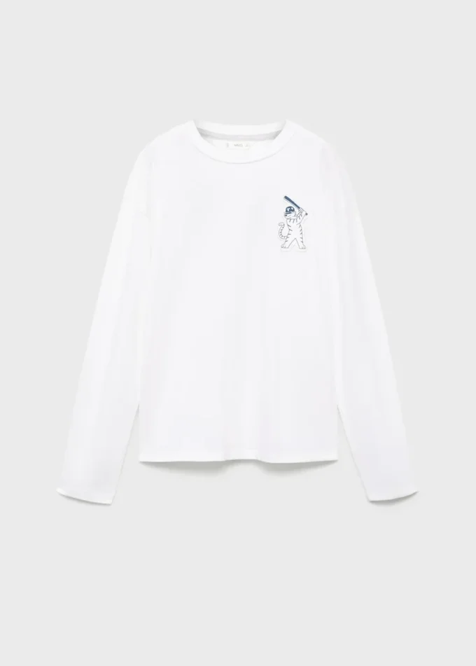 T-shirt z nadrukiem, mieszanka bawełny T-shirt z nadrukiem, mieszanka bawełny