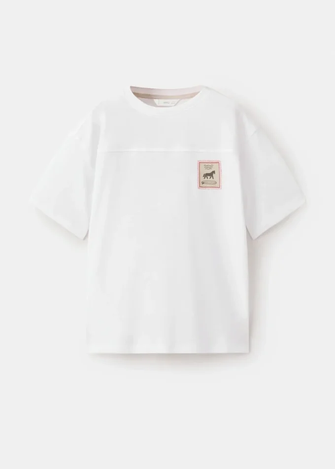 T-shirt z nadrukiem, mieszanka bawełny T-shirt z nadrukiem, mieszanka bawełny