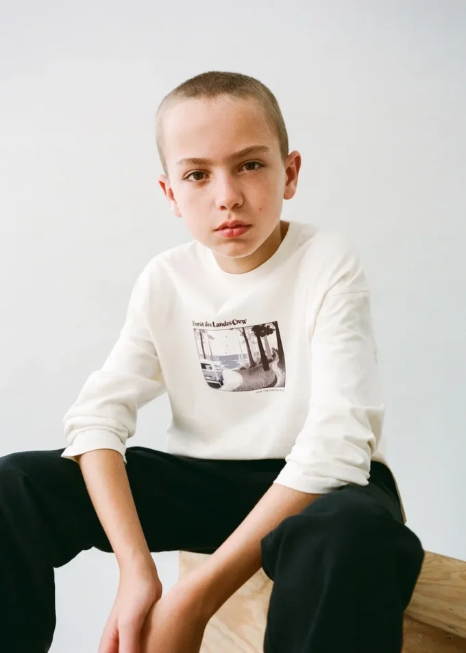 T-shirt z nadrukiem, mieszanka bawełny T-shirt z nadrukiem, mieszanka bawełny