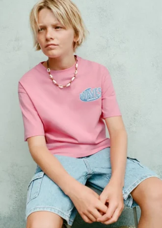 T-shirt z nadrukiem, mieszanka bawełny T-shirt z nadrukiem, mieszanka bawełny