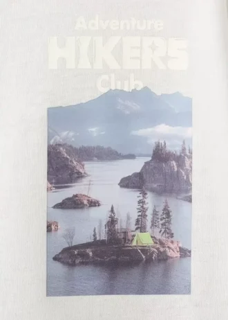 T-shirt z nadrukiem, mieszanka bawełny