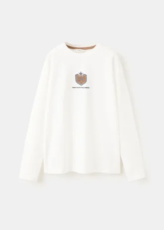 T-shirt z nadrukiem, mieszanka bawełny