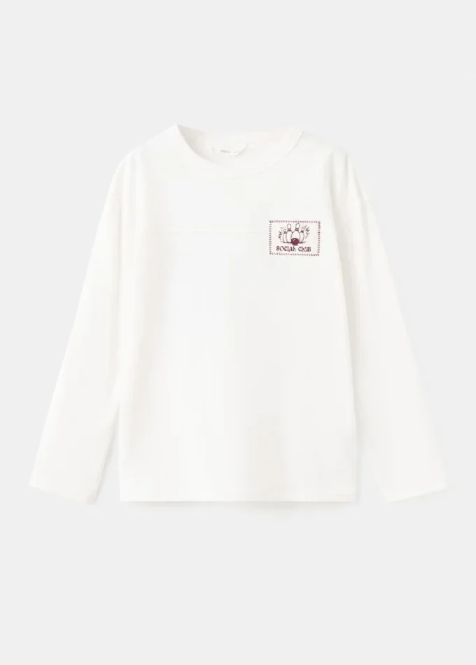 T-shirt z nadrukiem, mieszanka bawełny T-shirt z nadrukiem, mieszanka bawełny