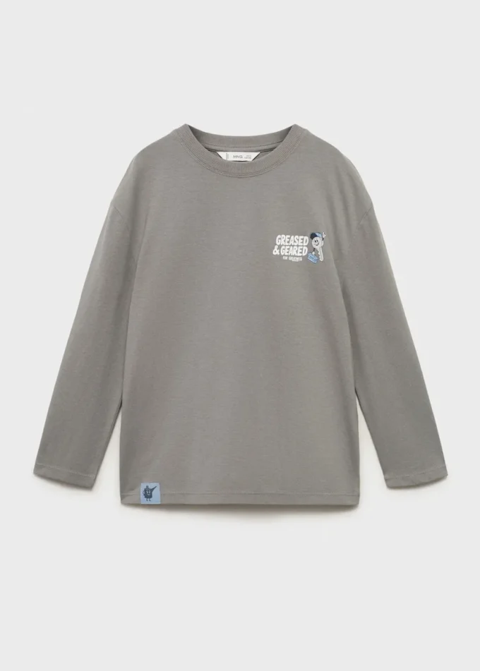 T-shirt z nadrukiem, mieszanka bawełny T-shirt z nadrukiem, mieszanka bawełny