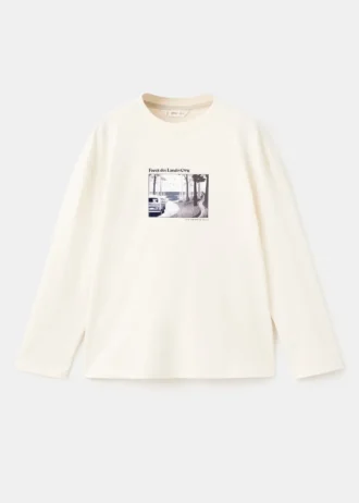 T-shirt z nadrukiem, mieszanka bawełny T-shirt z nadrukiem, mieszanka bawełny