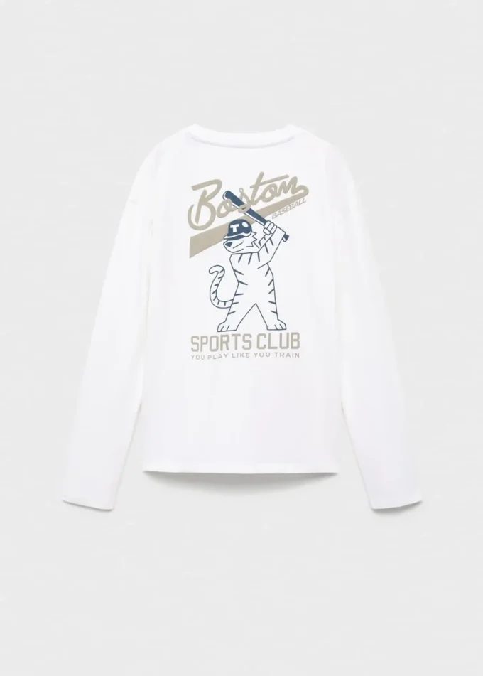 T-shirt z nadrukiem, mieszanka bawełny T-shirt z nadrukiem, mieszanka bawełny