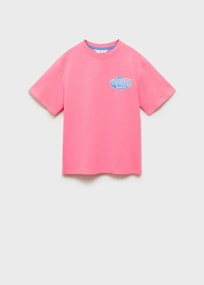 T-shirt z nadrukiem, mieszanka bawełny T-shirt z nadrukiem, mieszanka bawełny