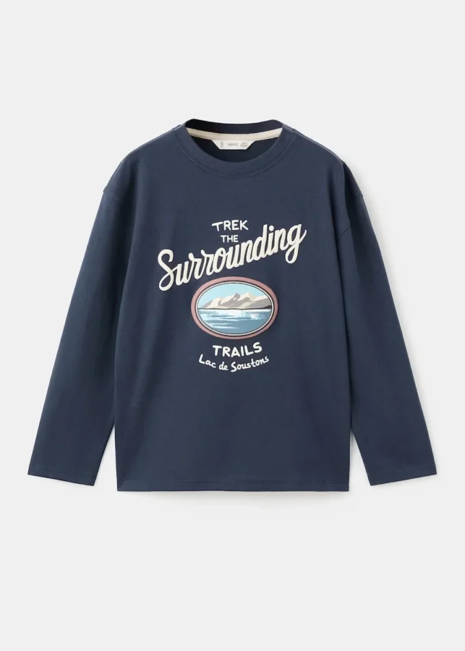 T-shirt z nadrukiem, mieszanka bawełny T-shirt z nadrukiem, mieszanka bawełny