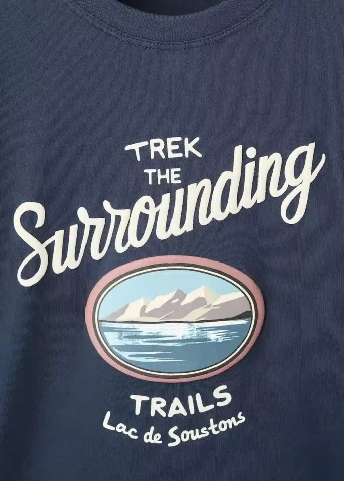 T-shirt z nadrukiem, mieszanka bawełny T-shirt z nadrukiem, mieszanka bawełny