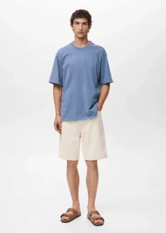 T-shirt z nadrukowaną naszywką