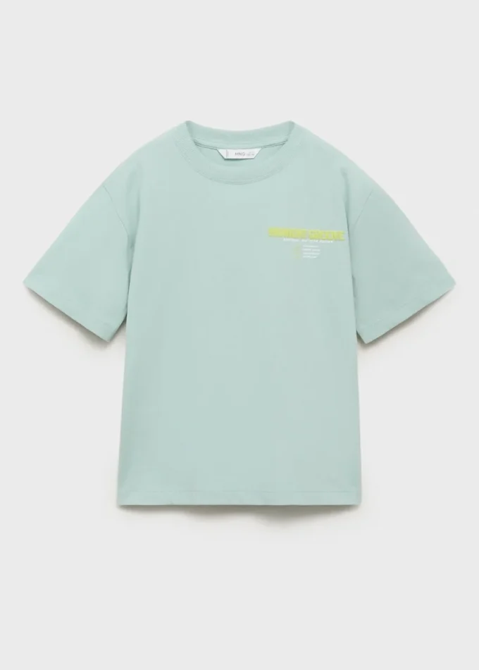 T-shirt z nadrukowanymi wytłoczonymi literami T-shirt z nadrukowanymi wytłoczonymi literami