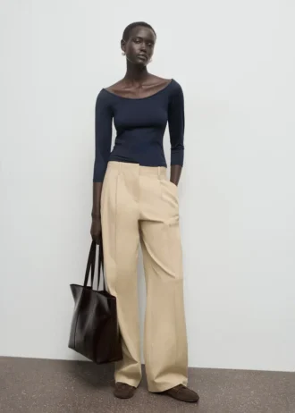 T-shirt z rękawami o długości 3/4