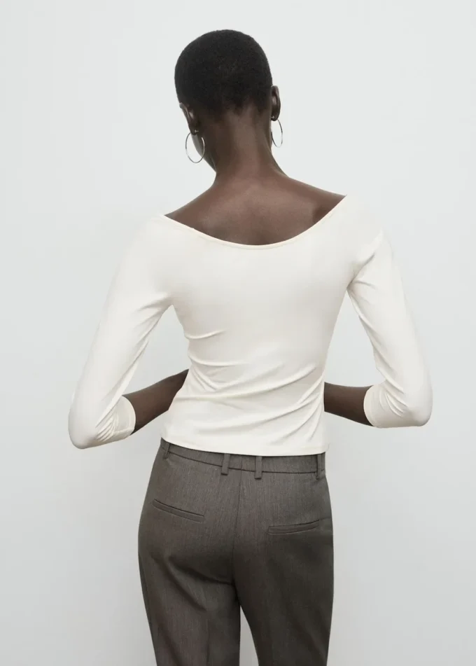 T-shirt z rękawami o długości 3/4 T-shirt z rękawami o długości 3/4