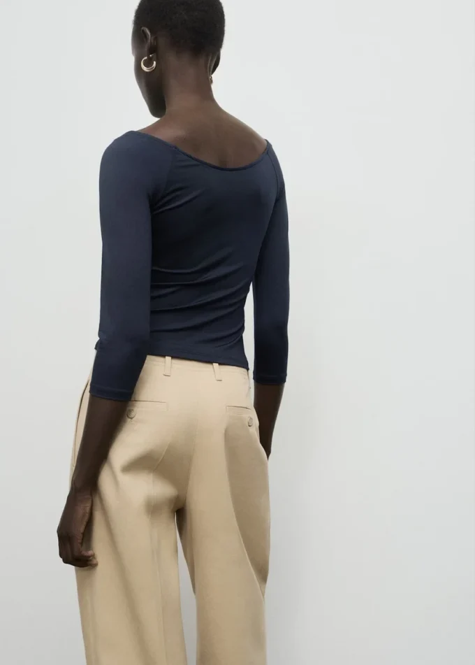 T-shirt z rękawami o długości 3/4 T-shirt z rękawami o długości 3/4