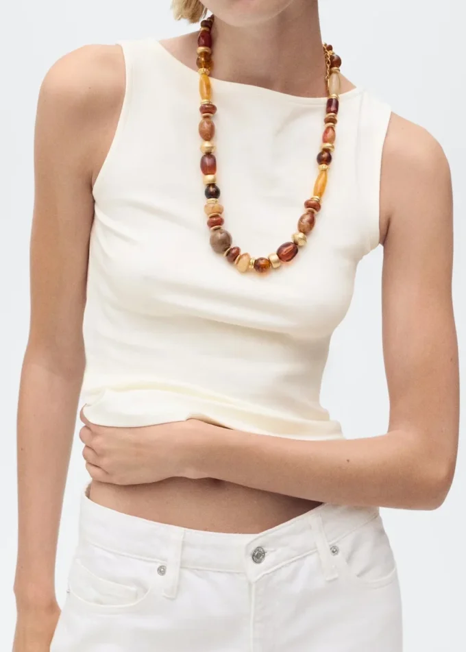 Top bez ramiączek z dekoltem w łódkę Top bez ramiączek z dekoltem w łódkę