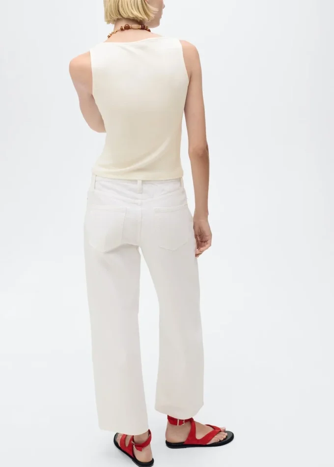 Top bez ramiączek z dekoltem w łódkę Top bez ramiączek z dekoltem w łódkę