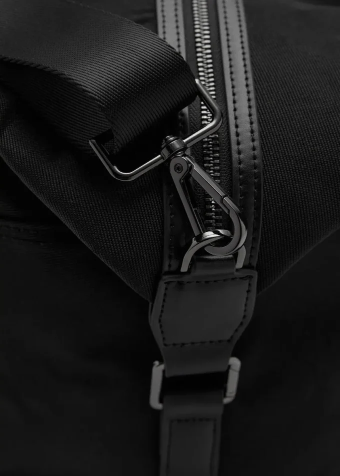 Torba na ramię z kombinacją skóry Torba na ramię z kombinacją skóry