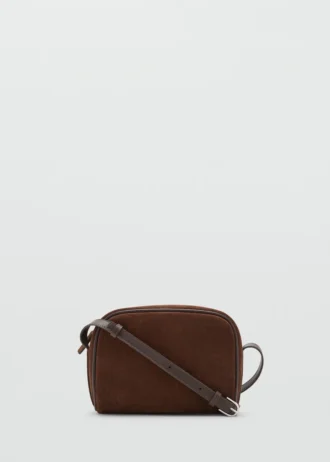 Torba na ramię z zamszowej skóry