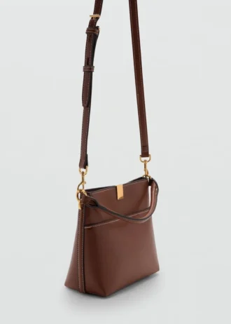 Torba typu bucket z metalowymi detalami