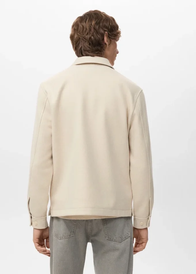 Wełniana koszula z guzikami Wełniana koszula z guzikami