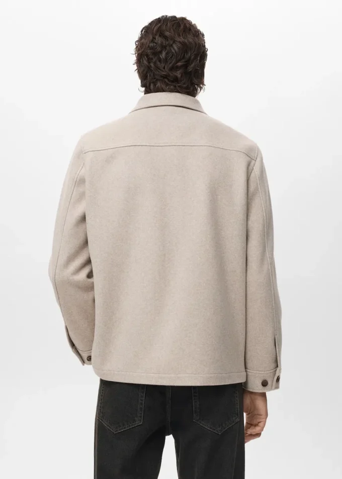 Wełniana koszula z kieszeniami Wełniana koszula z kieszeniami