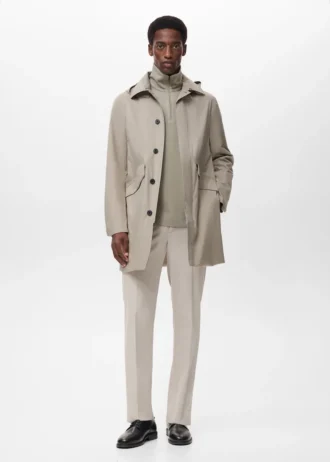 Wodoodporna kurtka barnowa Thermolite® z kieszeniami