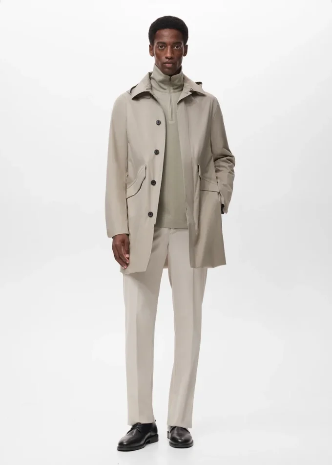 Wodoodporna kurtka barnowa Thermolite® z kieszeniami Wodoodporna kurtka barnowa Thermolite® z kieszeniami