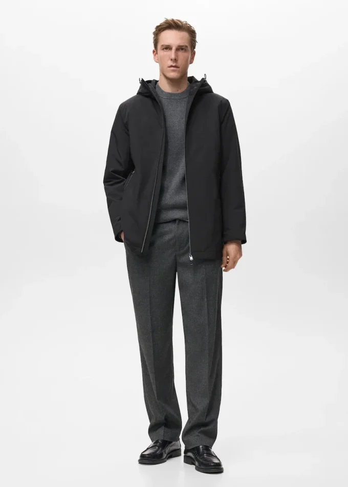 Wodoodporna kurtka z kapturem Wodoodporna kurtka z kapturem