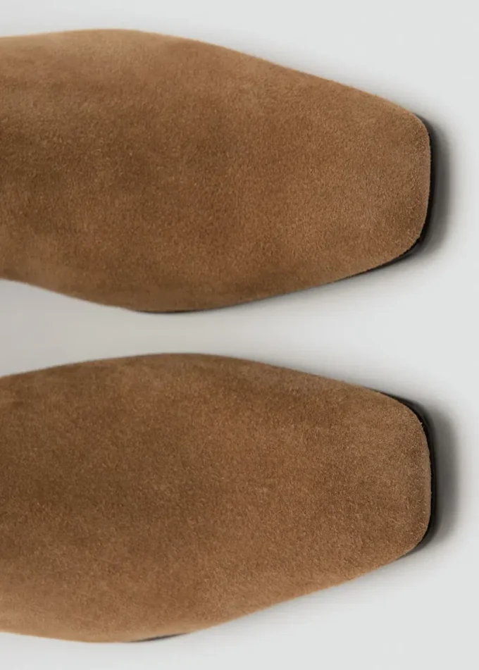 Wysokie zamszowe botki Wysokie zamszowe botki