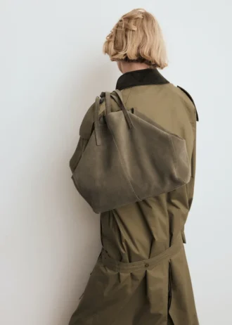 Zamszowa torba na zakupy Zamszowa torba na zakupy