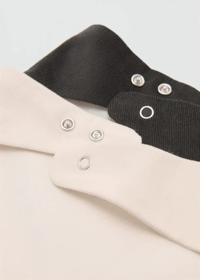 Zestaw 2 bawełnianych śliniaków Zestaw 2 bawełnianych śliniaków