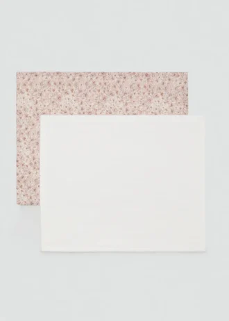 Zestaw 2 bawełnianych szali z nadrukiem