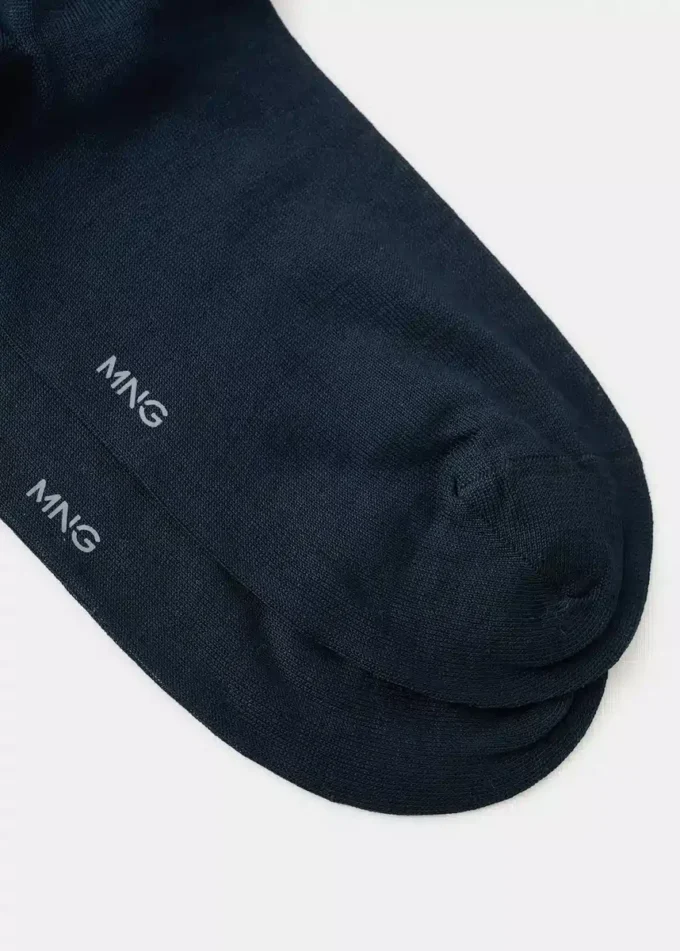 Zestaw 2 długich bawełnianych skarpet Zestaw 2 długich bawełnianych skarpet