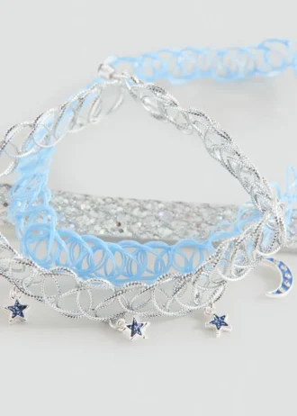 Zestaw 3 naszyjników typu choker