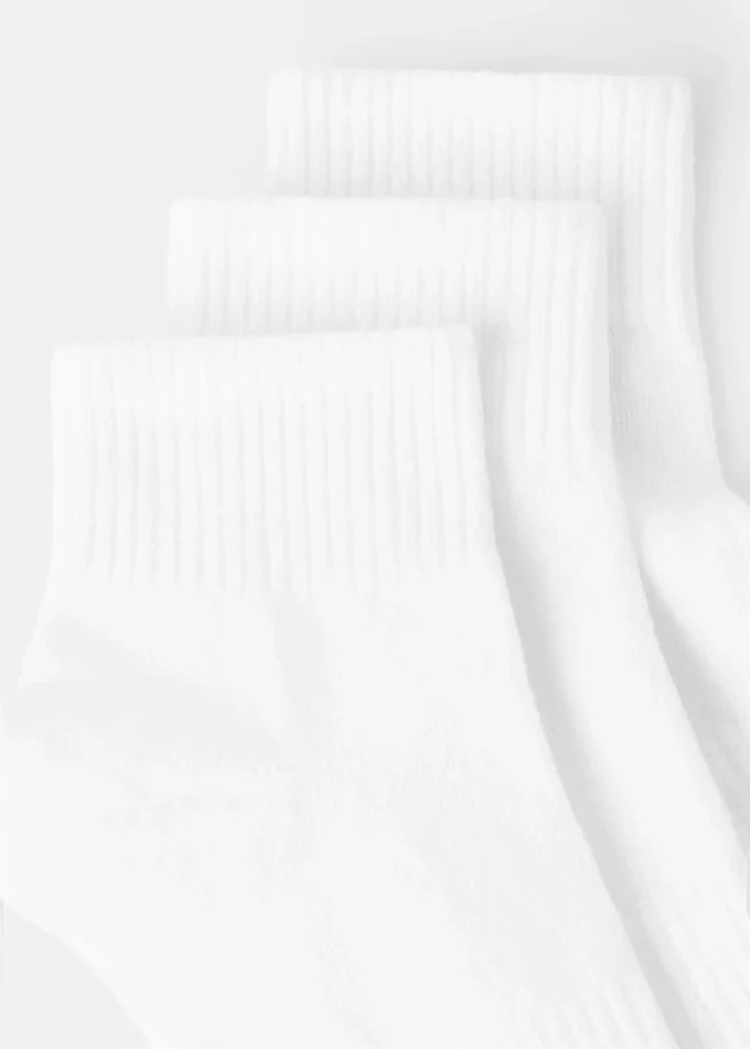 Zestaw 3 par bawełnianych skarpet Zestaw 3 par bawełnianych skarpet