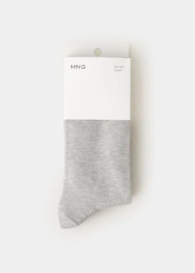 Zestaw 3 par bawełnianych skarpet Zestaw 3 par bawełnianych skarpet