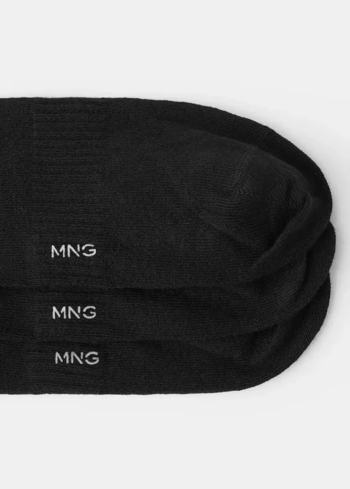 Zestaw 3 par bawełnianych skarpet Zestaw 3 par bawełnianych skarpet