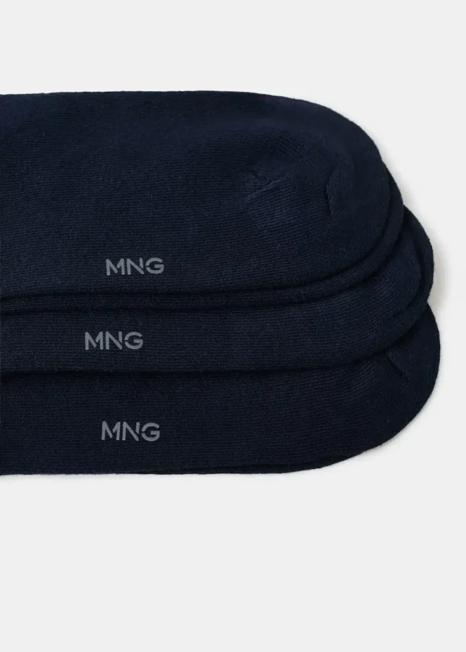 Zestaw 3 par bawełnianych skarpet Zestaw 3 par bawełnianych skarpet