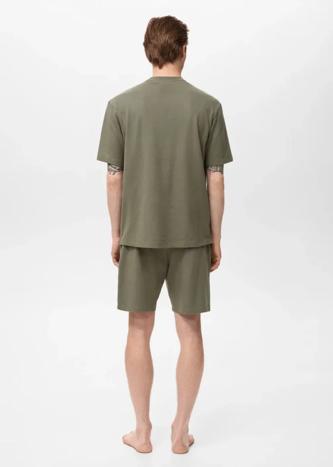 Zestaw bawełnianych szortów piżamowych Zestaw bawełnianych szortów piżamowych