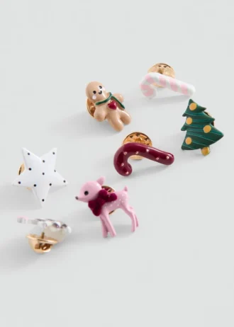 Zestaw świątecznych przypinek Zestaw świątecznych przypinek