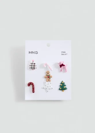 Zestaw świątecznych przypinek Zestaw świątecznych przypinek