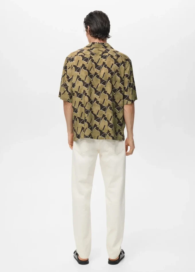 Zwiewna koszula z nadrukiem Zwiewna koszula z nadrukiem